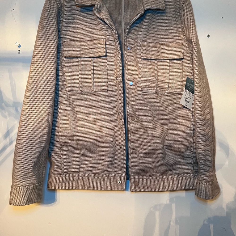 Warner Bros Tan Lightweight Shirt Jacket Utility Design